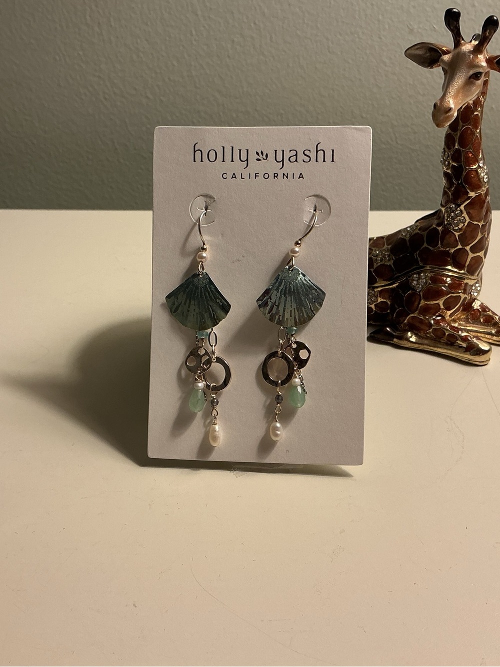 NWT! Holly Yashi “Seashore Treasure” earrings